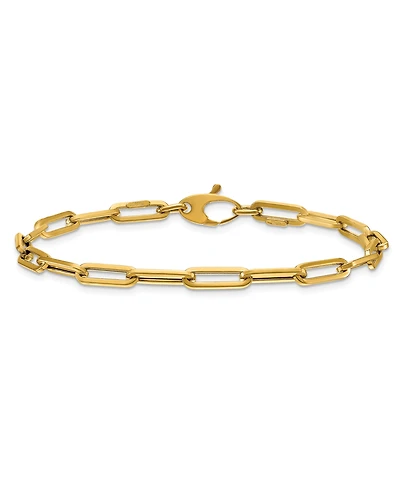 Macy's Paperclip Chain Bracelet in 18k Yellow Gold