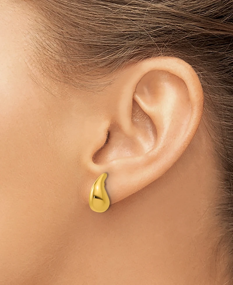 Macy's Teardrop Stud Earrings in 18k Yellow Gold
