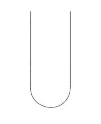 Macy's Wheat Chain Necklace in Platinum
