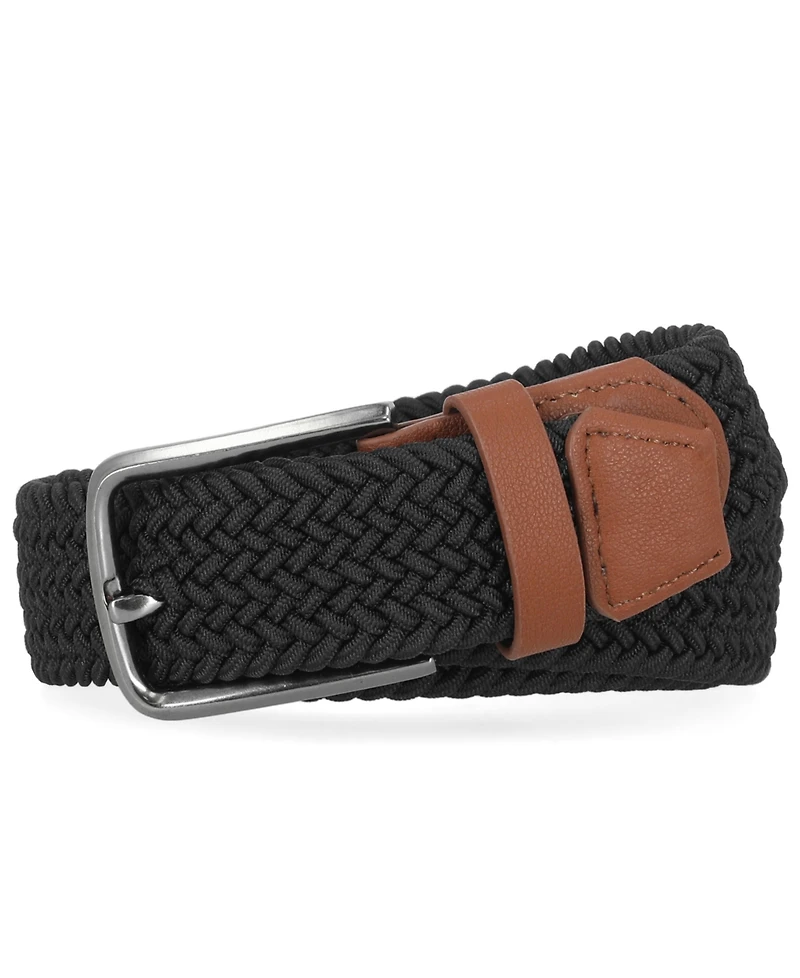 Steve Madden Men's Woven Elastic Belt
