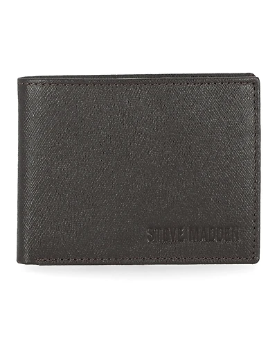Steve Madden Men's Saffiano Passcase Wallet