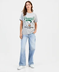 Grayson Threads, The Label Juniors' Snoopy Baseball Short-Sleeve T-Shirt
