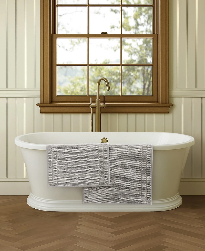 Hunter Luxe Looped Cotton 2-Pc. Bath Mat Set