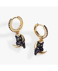 Alex and Ani Celestial Cat Huggie Earring
