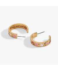 Alex and Ani Pray, Wait and Trust' Hoop Earrings