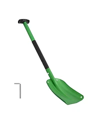 Skonyon Aluminum Alloy Snow Shovel with T-Handle for Driveway Snow Removal
