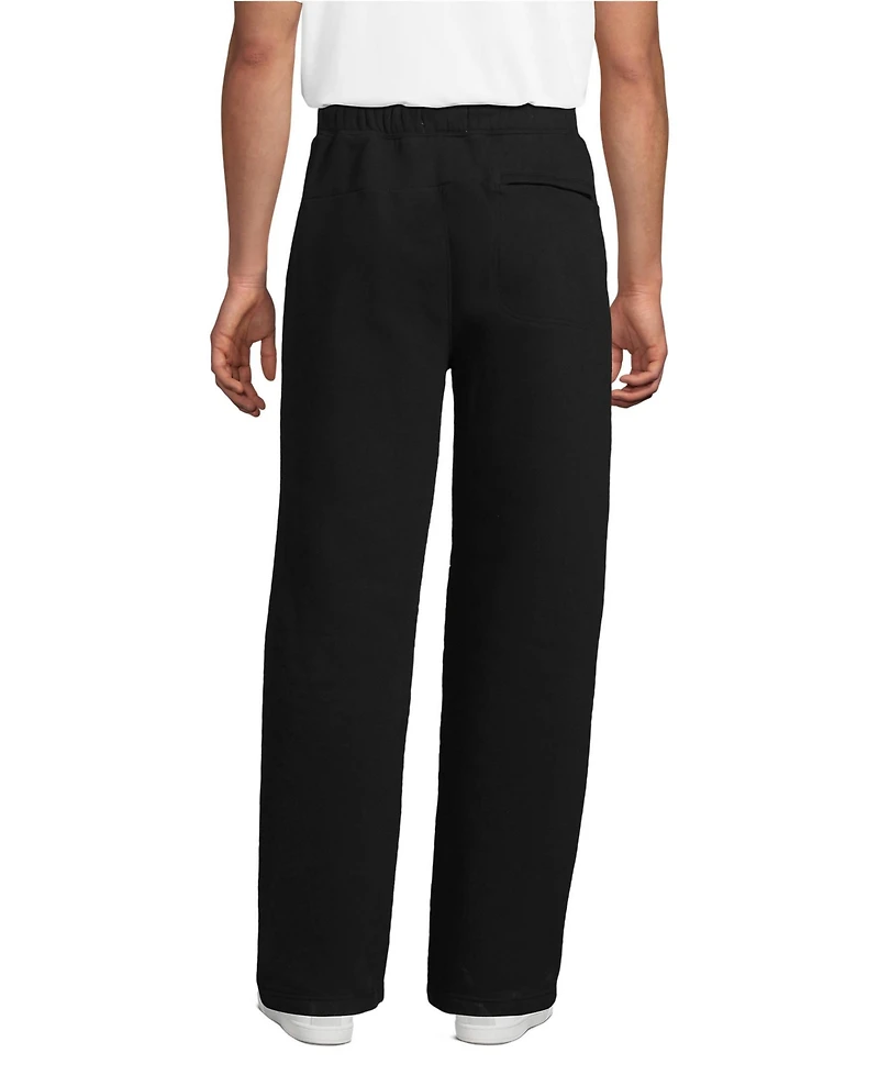 Lands' End Men's Serious Sweats Wide Leg Pant