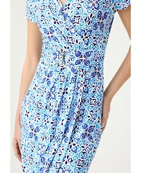 Olsen Women's Ornamental Faux Wrap Dress