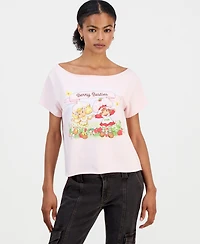 Love Tribe Juniors' Strawberry Shortcake Graphic T-Shirt