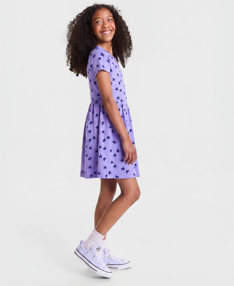 Epic Threads Girls' Xs-xl Star-Print Cotton Dress, Macy's Exclusive