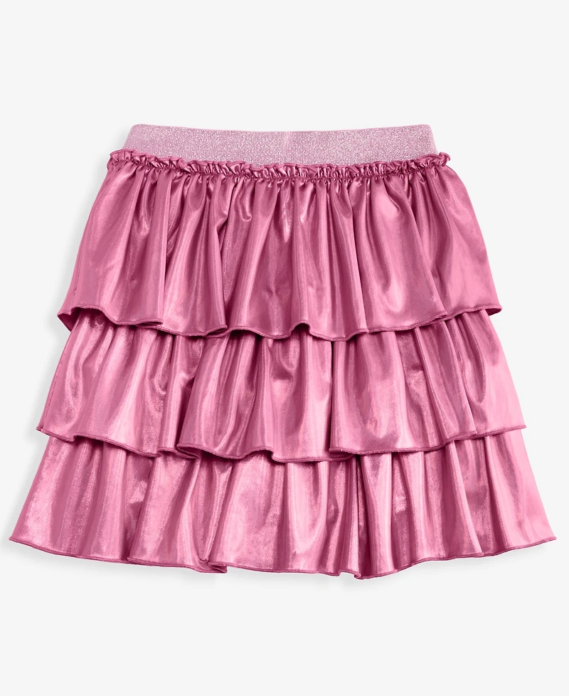 Epic Threads Girls' 5-14 Foil Ruffled Pull-On Skort, Macy's Exclusive