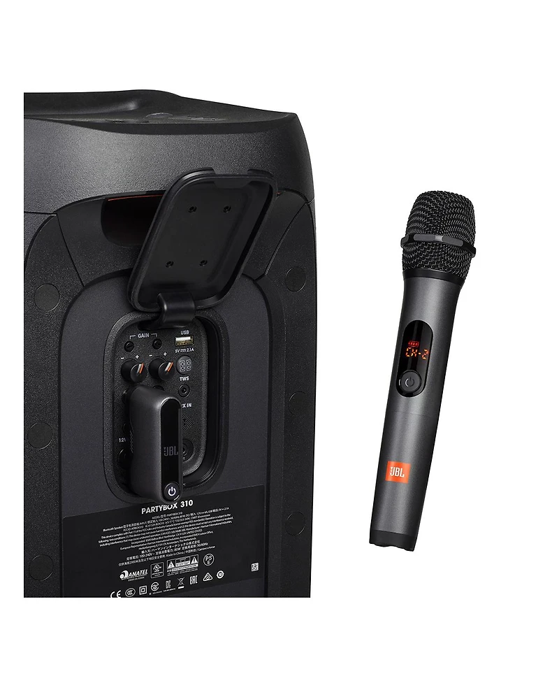 Jbl PartyBox Ultimate Portable Speaker Karaoke Bundle with Two Wireless Microphones