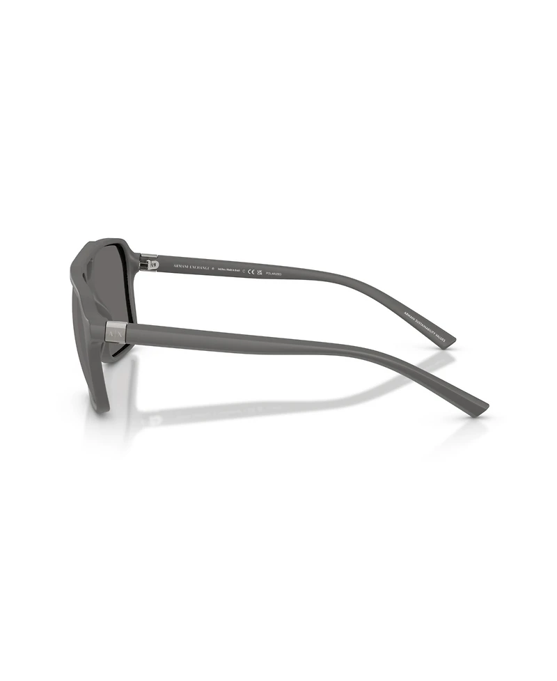 Armani Exchange Men's Polarized Sunglasses, AX4166SU