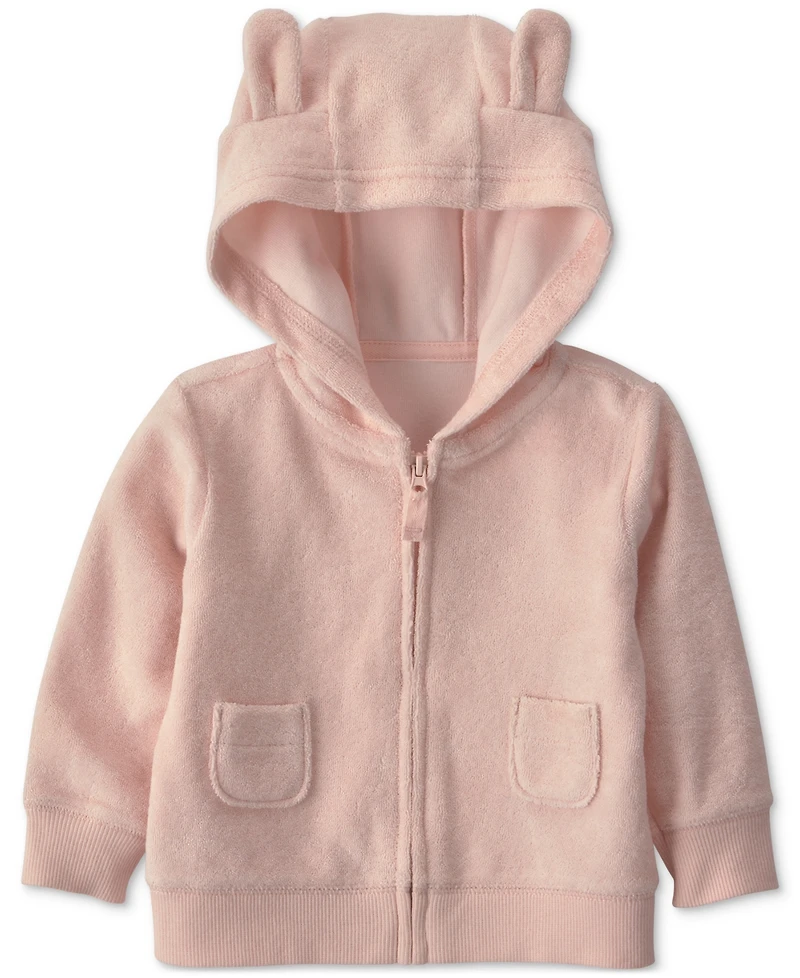 Carter's Baby Girls' Bunny Cardigan, Bodysuit and Pants, 3-Piece Set