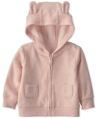 Carter's Baby Girls' Bunny Cardigan, Bodysuit and Pants, 3-Piece Set
