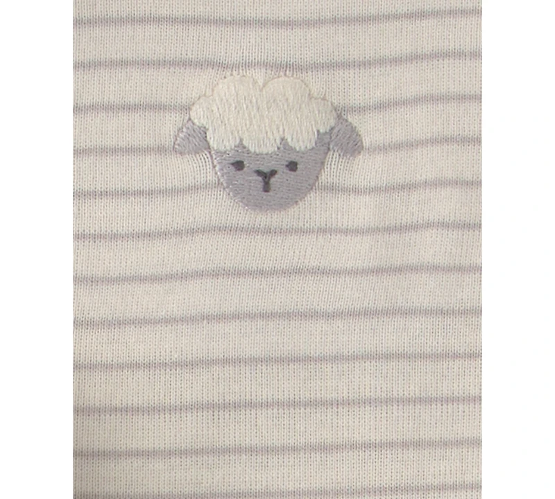 Carter's Baby Girls' or Boys' Sheep Terry Bodysuit, Cardigan and Pants, 3-Piece Set