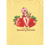 Grayson Threads Kids, The Label Big Girls' Strawberry Shortcake Short Sleeve Smocked Top
