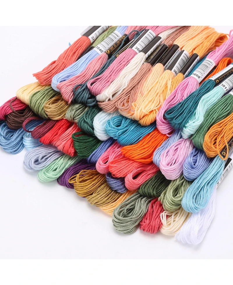 Gnuadz 300 Colors Embroidery Floss Friendship Bracelet Thread Diy Crafts Kit