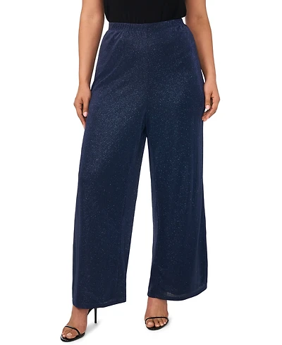 Msk Plus Side Slit Cropped Pull-On Pants