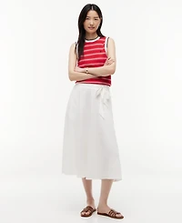 Tommy Hilfiger Women's Belted Midi Skirt