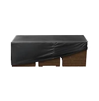 Sugift Patio Furniture Cover 126x63x28 in Rectangular Waterproof Outdoor Sofa Cover