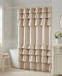 Madison Park Grace Ruffled Shower Curtain, 72" x
