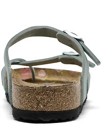 Birkenstock Women's Mayari Birko-Flor Nubuck Floral Footbed Sandals from Finish Line