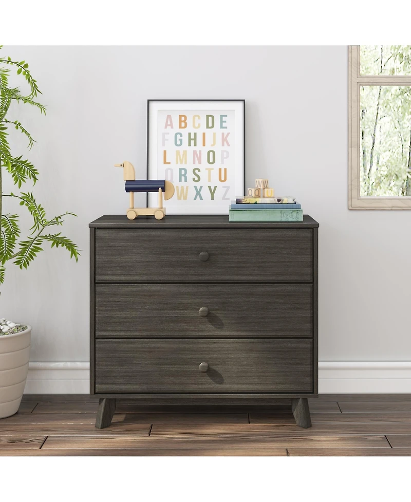 Max and Lily Solid Wood 3 Drawer Dresser