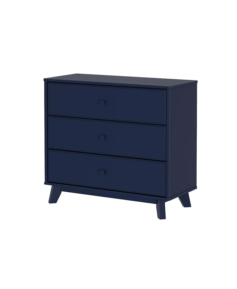 Max and Lily Solid Wood 3 Drawer Dresser