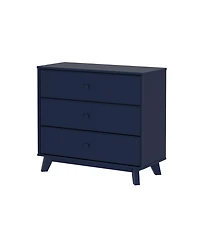 Max and Lily Solid Wood 3 Drawer Dresser