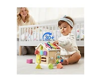 Tiny Land 9-in-1 Wooden Activity Cube - Montessori Baby Center