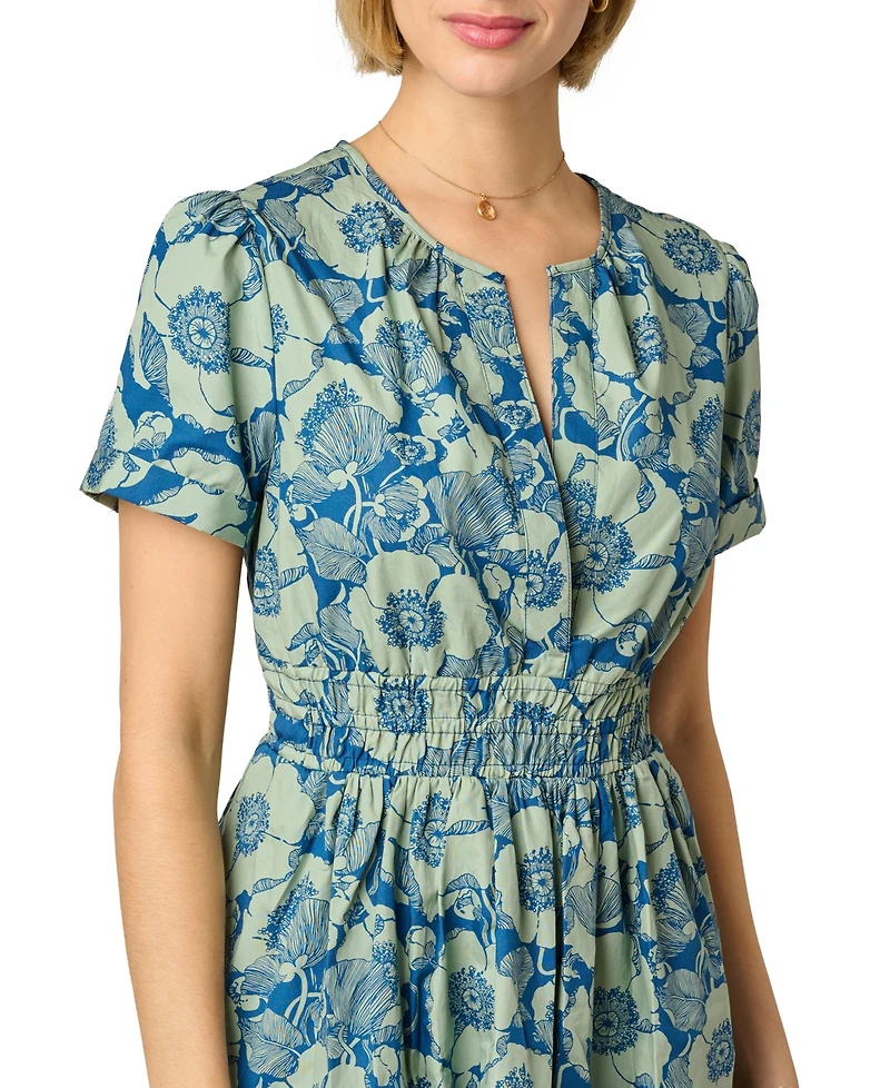 Adrianna Papell Women's Split V-Neck Dress