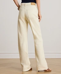 Lauren Ralph Petite High-Rise Straight Leg Jeans