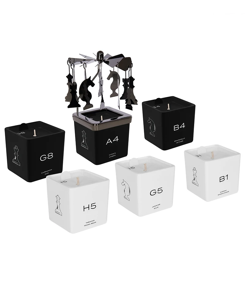 Mind Games 7-Piece Luxury Candle Set with Carousel