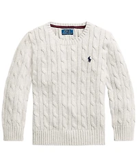 Polo Ralph Lauren Toddler and Little Boys Cable-Knit Cotton Sweater