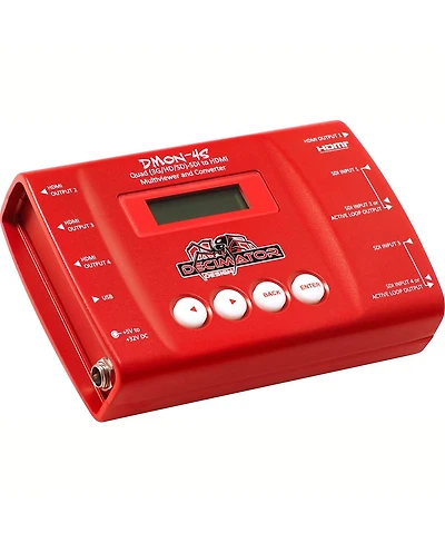 Decimator Dmon-4S Quad (3G/HD/Sd)-Sdi to Hdmi Multiviewer and Converter