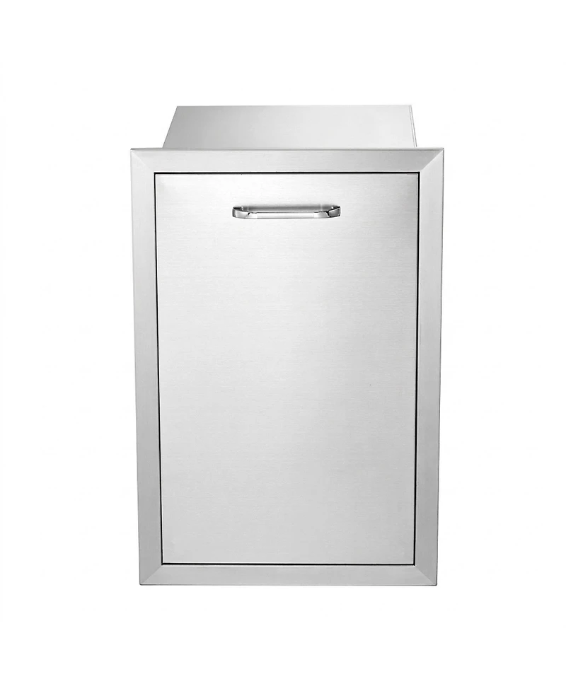 Sugift Outdoor Kitchen Propane Tank Drawer 16in W x 24.4in H x 16in D Stainless Steel