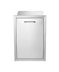 Sugift Outdoor Kitchen Propane Tank Drawer 16in W x 24.4in H x 16in D Stainless Steel