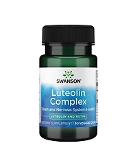 Swanson Luteolin Complex With Rutin, Brain Support Supplement, Memory, Mood and Cognitive Health, quality Formula for Nervous System, 30 Capsules