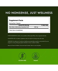 Swanson Full Spectrum Bitter Melon Momordica 500 Milligrams 60 Capsules