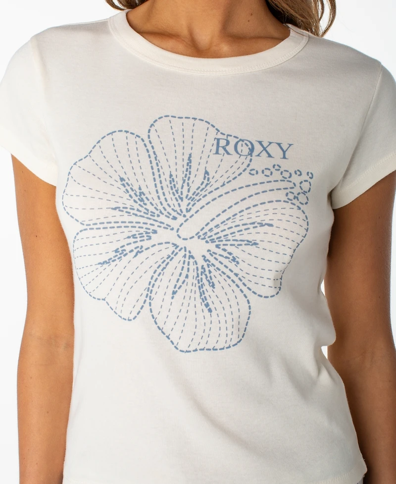 Roxy Women's Stitched Bloom Crewneck T-Shirt