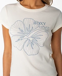 Roxy Women's Stitched Bloom Crewneck T-Shirt