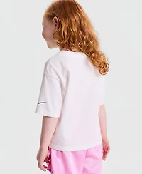 Nike Girls' 4-6X Juxta-Girl Short-Sleeve Boxy T-Shirt