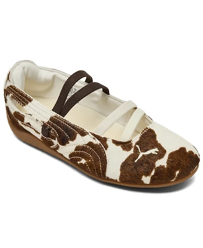 Puma Women's Speedcat Cow Print Ballet Shoes from Finish Line