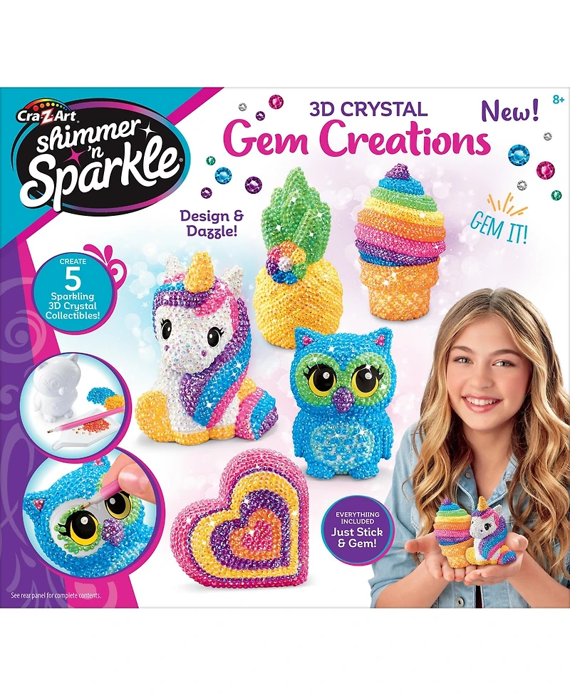Cra-z-Art Shimmer N' Sparkle: 3D Crystal Gem Creations