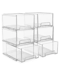Sorbus Foldable Large Clear Plastic Bags with Zipper and Carry Handles - Great for Clothes, Blankets, Closets, Bedrooms