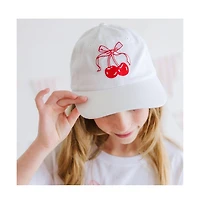 Sweet Wink Girls Cherry Coquette Patch Baseball Hat