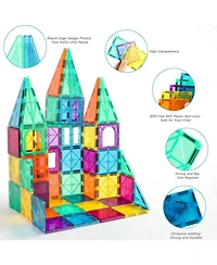 Gnuadz 70pcs Magnetic Tiles Educational Building Blocks Set