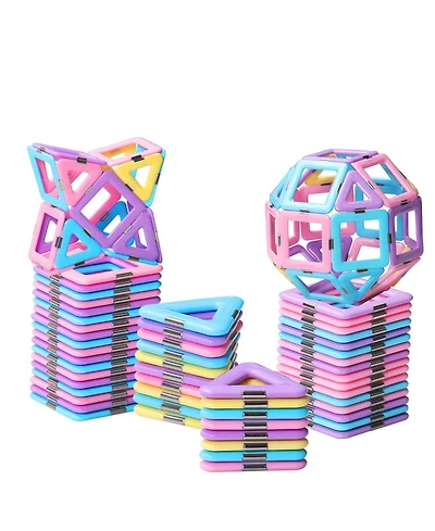 Gnuadz 40PCS Magnetic Tiles Building Blocks Stem Educational Toy Gift
