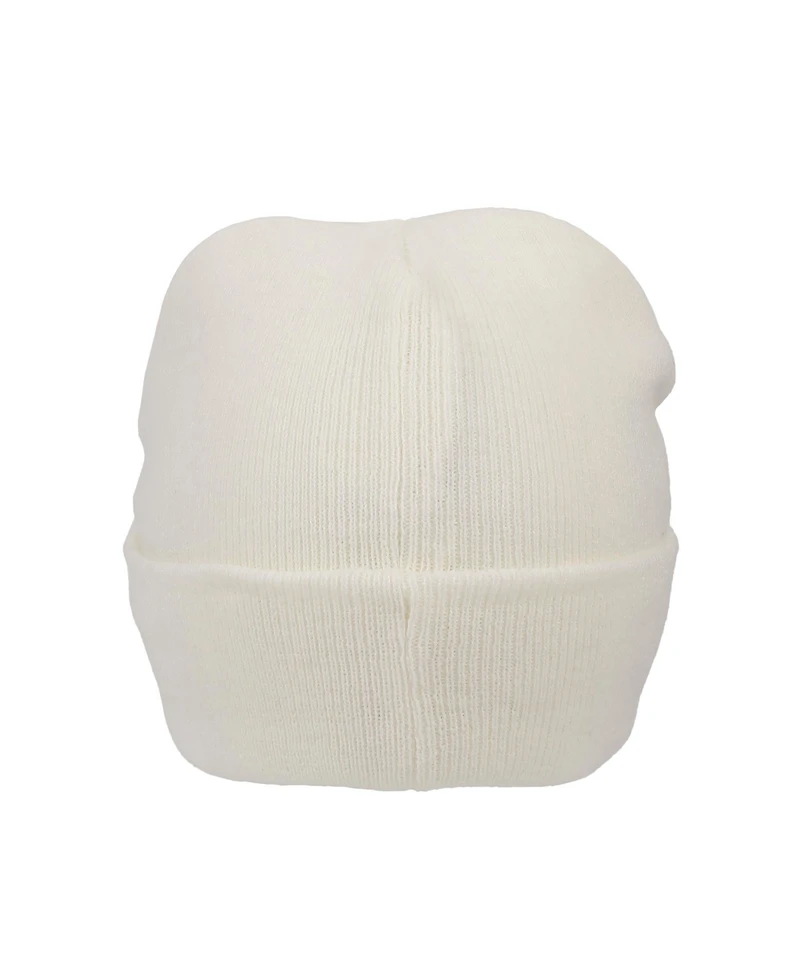 Kpop Demon Hunters Men's Saja Boys White Cuff Knit Beanie